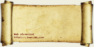 Hana Miloradović vizit kartica